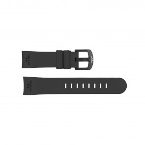 TW Steel Uhrenarmband TWB136 Silikon Schwarz 22mm