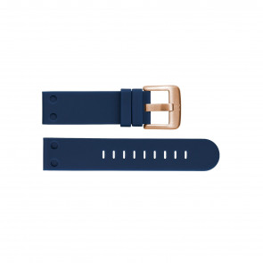Uhrenarmband TW Steel TWB588 Silikon Blau 24mm