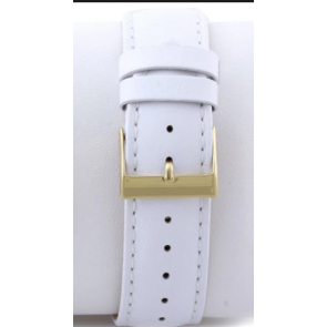 Guess Uhrenarmband W16574L1 / White Leder Weiss 20mm + weiße nähte