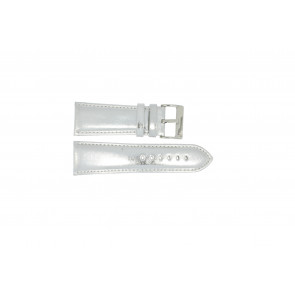 Uhrenarmband Universal 369.31 Leder Grau 30mm