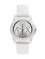 Uhrenarmband Armani Exchange AX4339 Silikon Weiss 18mm