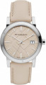 Uhrenarmband Burberry BU9107 Leder Hautfarbe