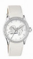 Dolce & Gabbana Uhrenarmband DW0269 Leder Weiss + weiße nähte