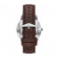 Uhrenarmband Fossil FS5966SET Leder Braun 22mm