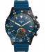 Uhrenarmband Fossil FTW1125 Silikon Blau 22mm