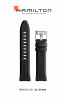 Uhrenarmband Hamilton H82515330 Kautschuk Schwarz 22mm