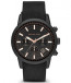 Uhrenarmband Michael Kors MK8317 Silikon Schwarz 22mm
