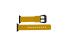 Uhrenarmband Universal SJD41710 Silikon Gelb 32mm