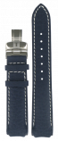 Uhrenarmband Tissot T33153841B / T610014625 Leder Blau