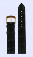 Uhrenarmband Tissot T0854273606100A / T600033647 Leder Schwarz 19mm