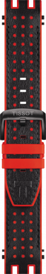 Uhrenarmband Tissot T1154172705702 / T603045116 Kautschuk Schwarz