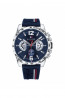 Uhrenarmband Tommy Hilfiger TH-320-1-14-2382 / TH1791476 / TH679302205 Kautschuk Blau 22mm