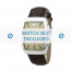 Armani Uhrenarmband AR-0908 Leder Braun 21mm 