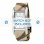 Burberry Uhrenarmband BU9403 Leder Cremeweiß / Beige 18mm