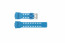 Casio Uhrenarmband GD-110-2W Gummi Türkis 16mm 