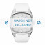 Diesel Uhrenarmband DZ1531 Leder Weiss 22mm