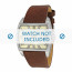 Diesel Uhrenarmband DZ1704 Leder Braun 30mm