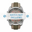 Diesel Uhrenarmband DZ7375 Leder Cremeweiß / Beige 28mm