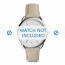 Fossil Uhrenarmband ES3806 Leder Beige 16mm + standardnähte