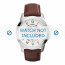 Fossil Uhrenarmband ME3052 Leder Braun 22mm + braunen nähte