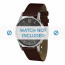 Jacques Lemans Uhrenarmband 1-1850E Leder Braun