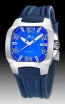 Lotus Uhrenarmband L15507-2 / L15507-1 / L15507-3 / L15507-4 / L15507-5 / L15507-6 Leder Blau + blauen nähte