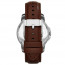 Fossil Uhrenarmband ME3052 Leder Braun 22mm + braunen nähte