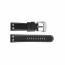 TW Steel Uhrenarmband TWB409 Leder Schwarz 24mm + weiße nähte
